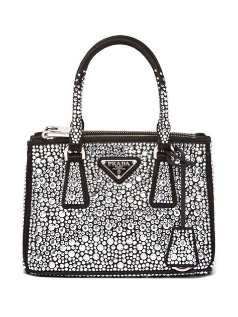 prada ribbon crystal bag|Prada swarovski bag.